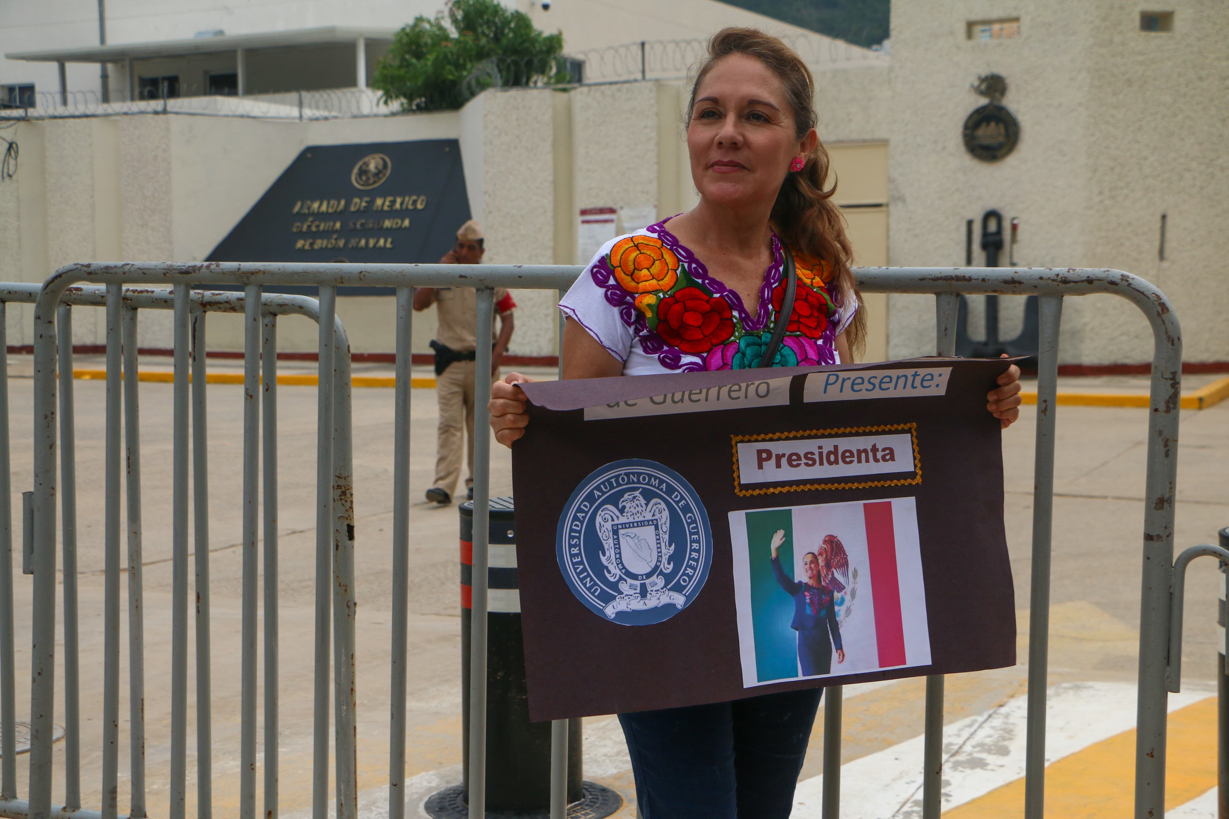 Crónica de la visita de Claudia Sheinbaum a Acapulco