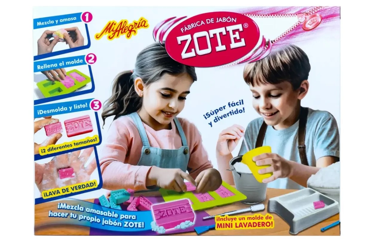 Mi Alegría y La Corona hacen alianza para crear ¡Mi primera fábrica de jabón Zote!