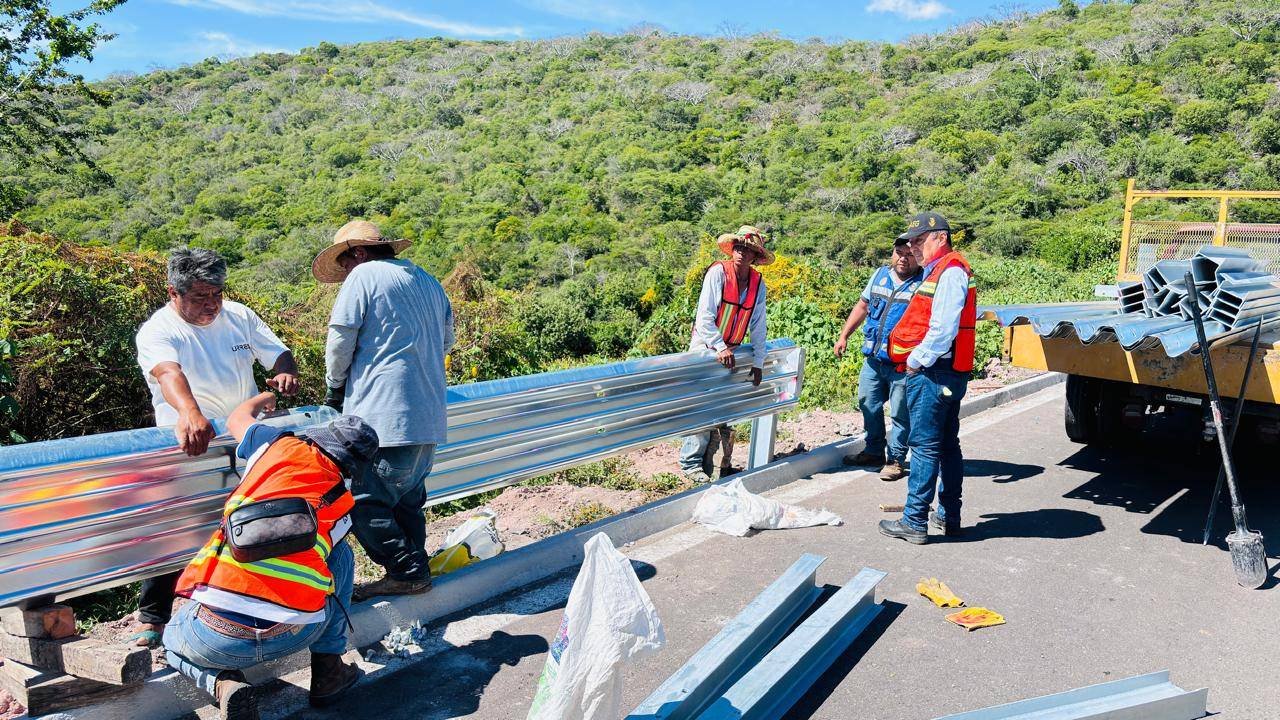 Guerrero impulsa infraestructura carretera en Huitzuco con rehabilitación de la vía Paso Morelos – San Miguel de las Palmas