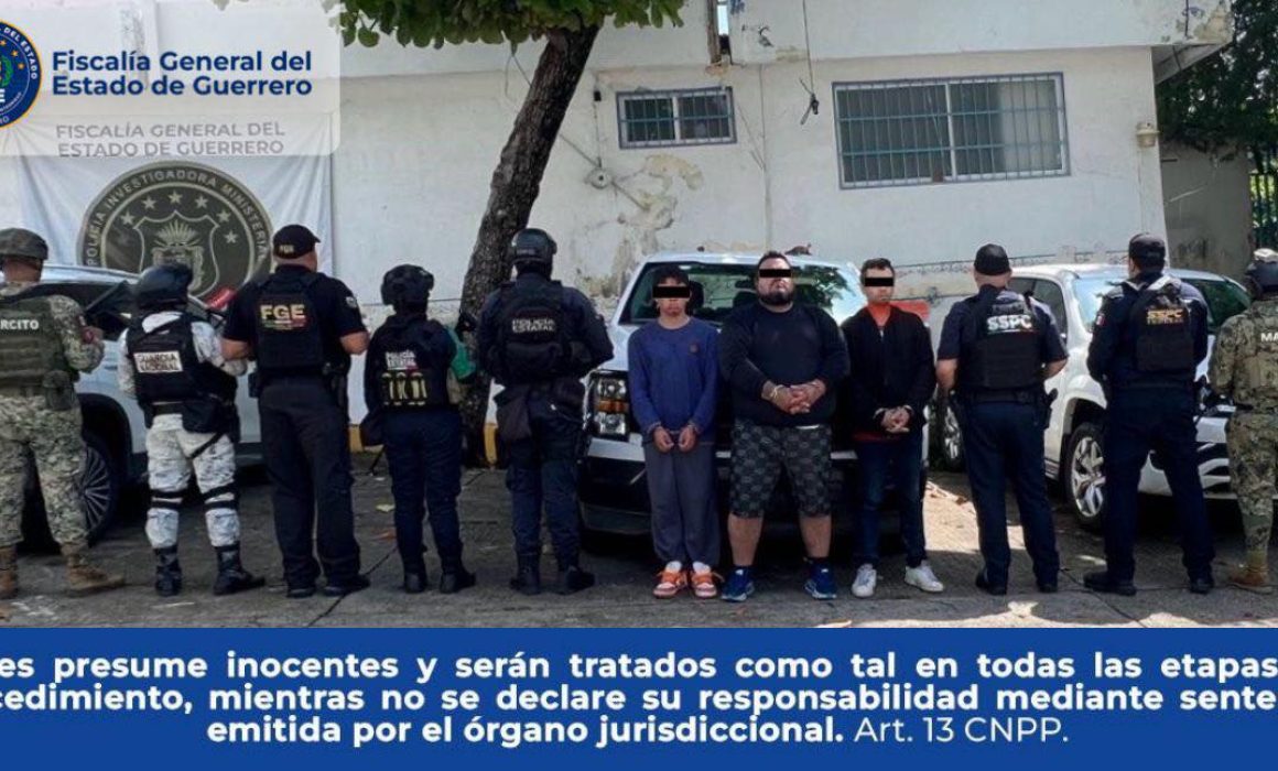 Detenidos por robo de camionetas en Acapulco son originarios de la Ciudad de México: Seguridad Municipal