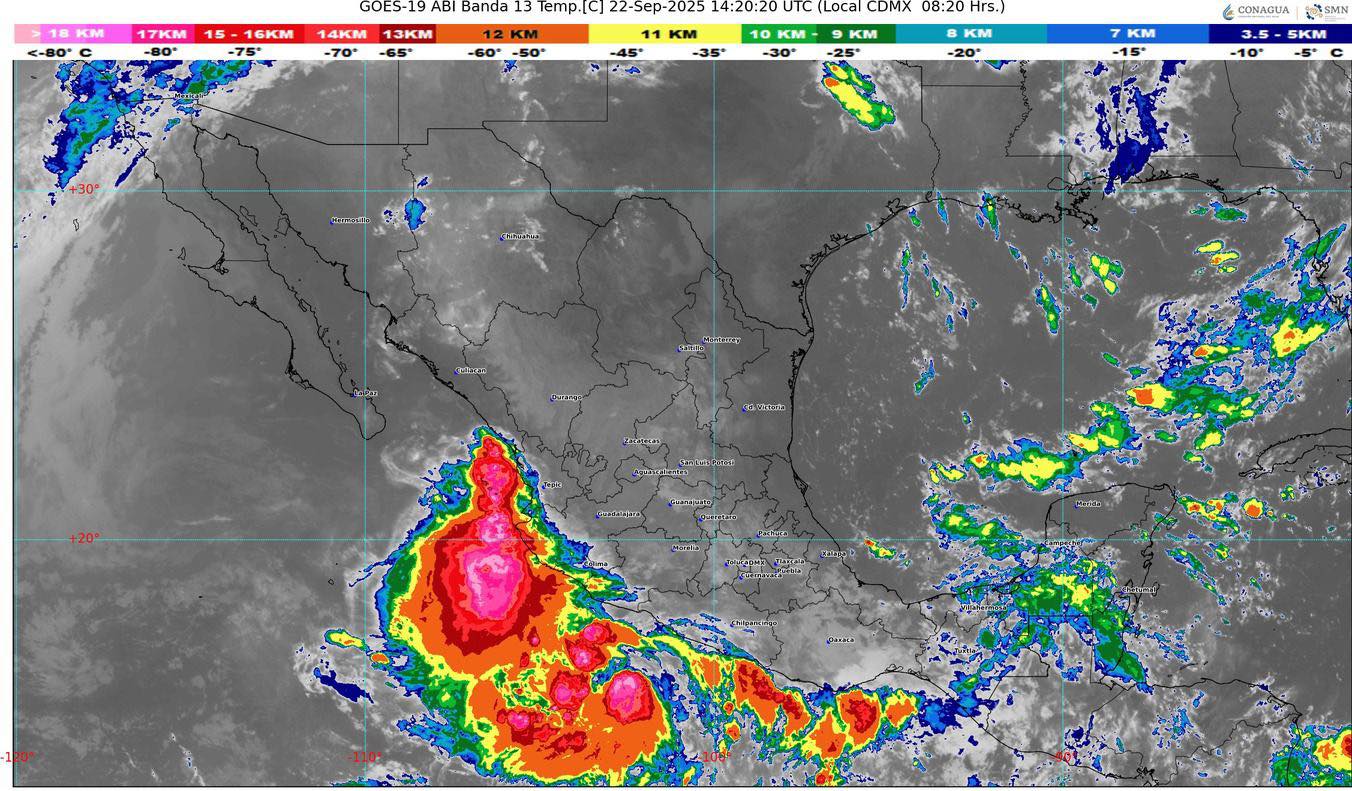 Tormenta Tropical “Narda” provoca alerta por lluvias en Guerrero
