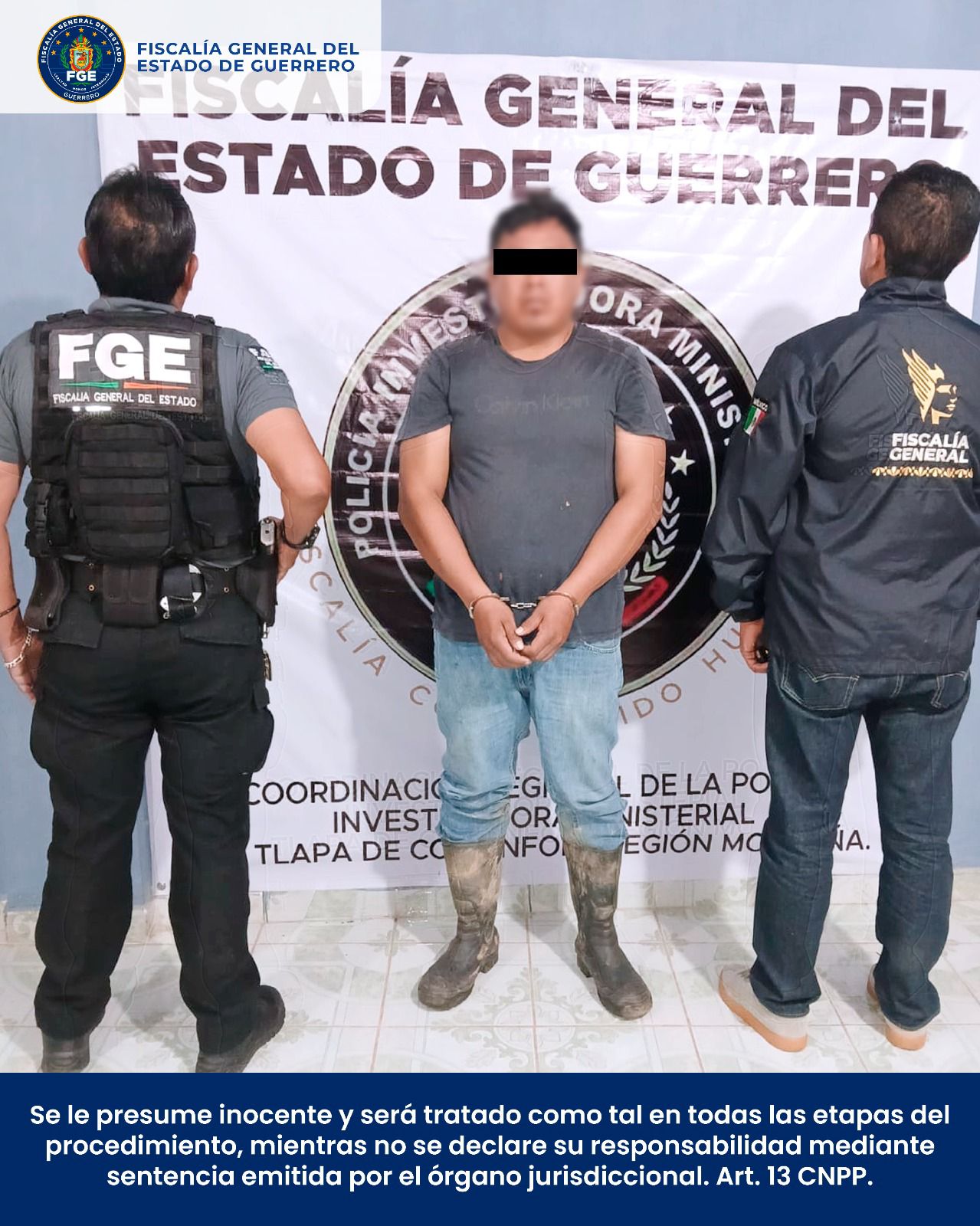 Detienen en Guerrero a “El Cholo”, presunto responsable de homicidios en Puebla
