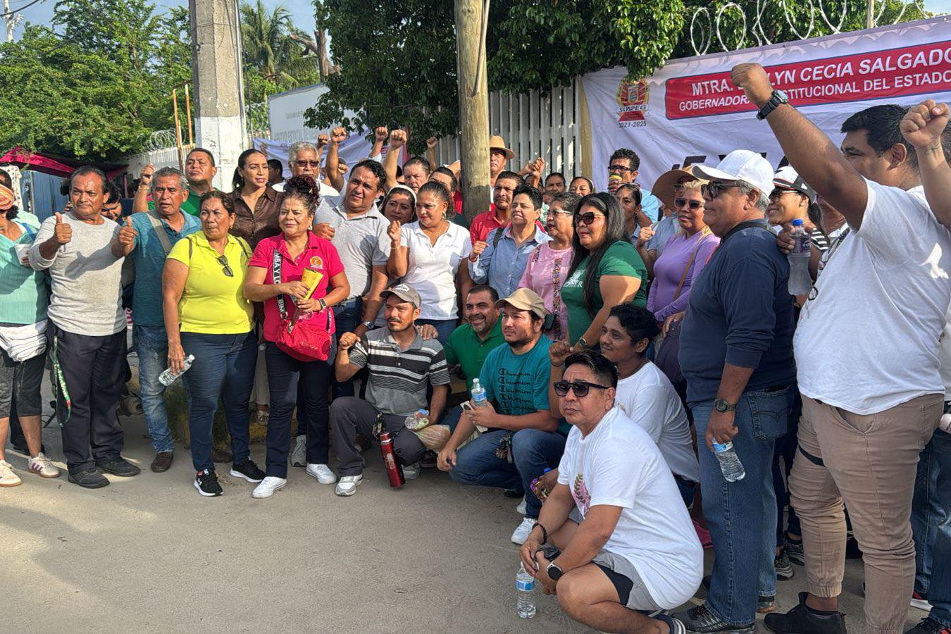 Protestan trabajadores del Instituto Estatal de Oftalmología en Acapulco; exigen respeto a sus derechos laborales