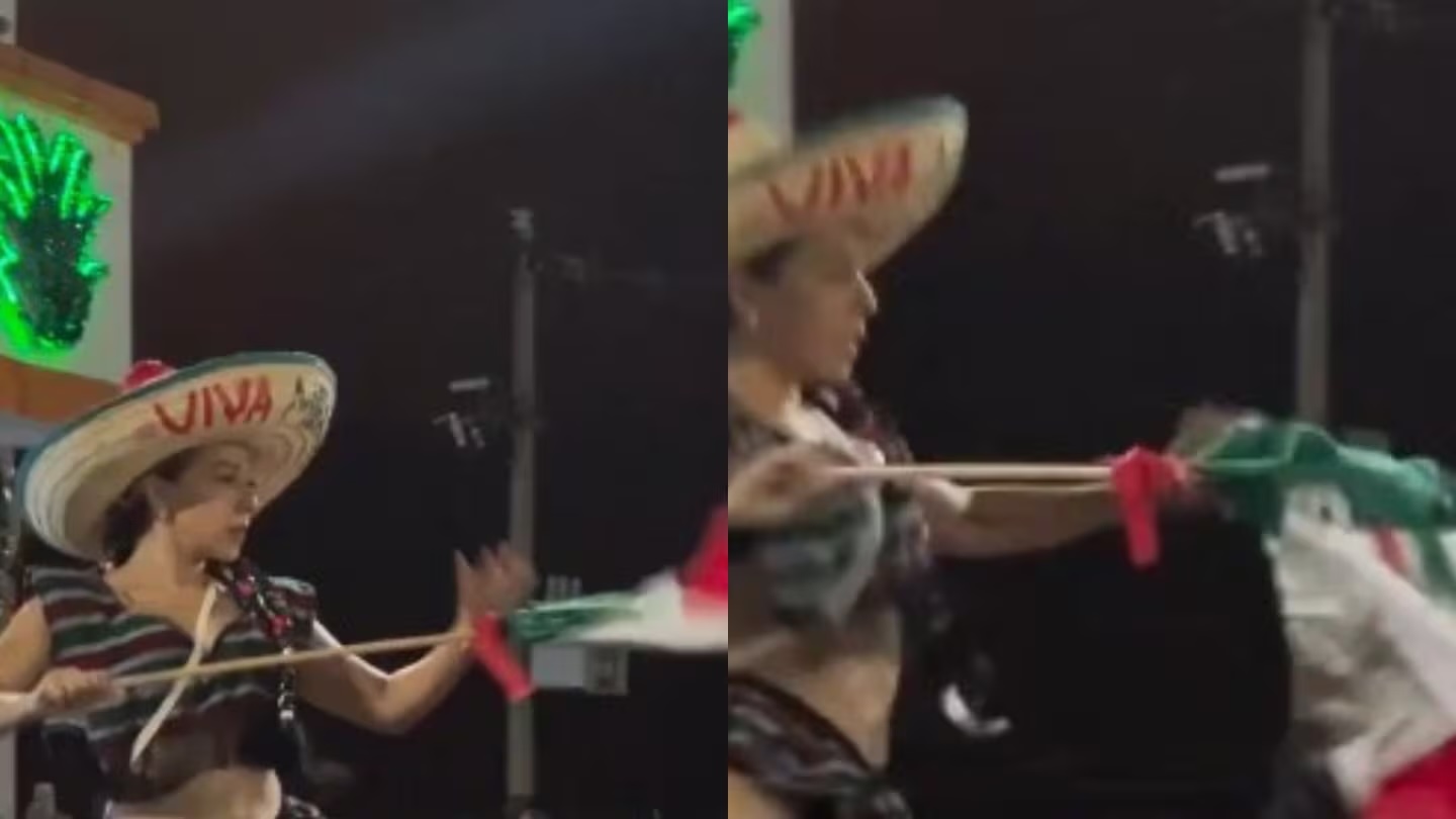 Festejo del 15 de septiembre en Reforma, Chiapas genera polémica por uso indebido de la bandera nacional