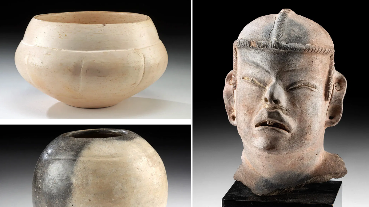 México rechaza subasta en EE.UU. de 47 piezas arqueológicas de origen prehispánico; entre ellas piezas de Guerrero