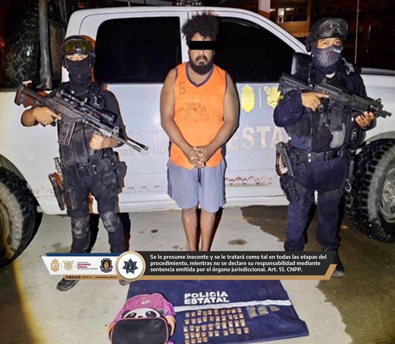 Detienen a presunto narcomenudista en Ciudad Renacimiento durante operativo de seguridad