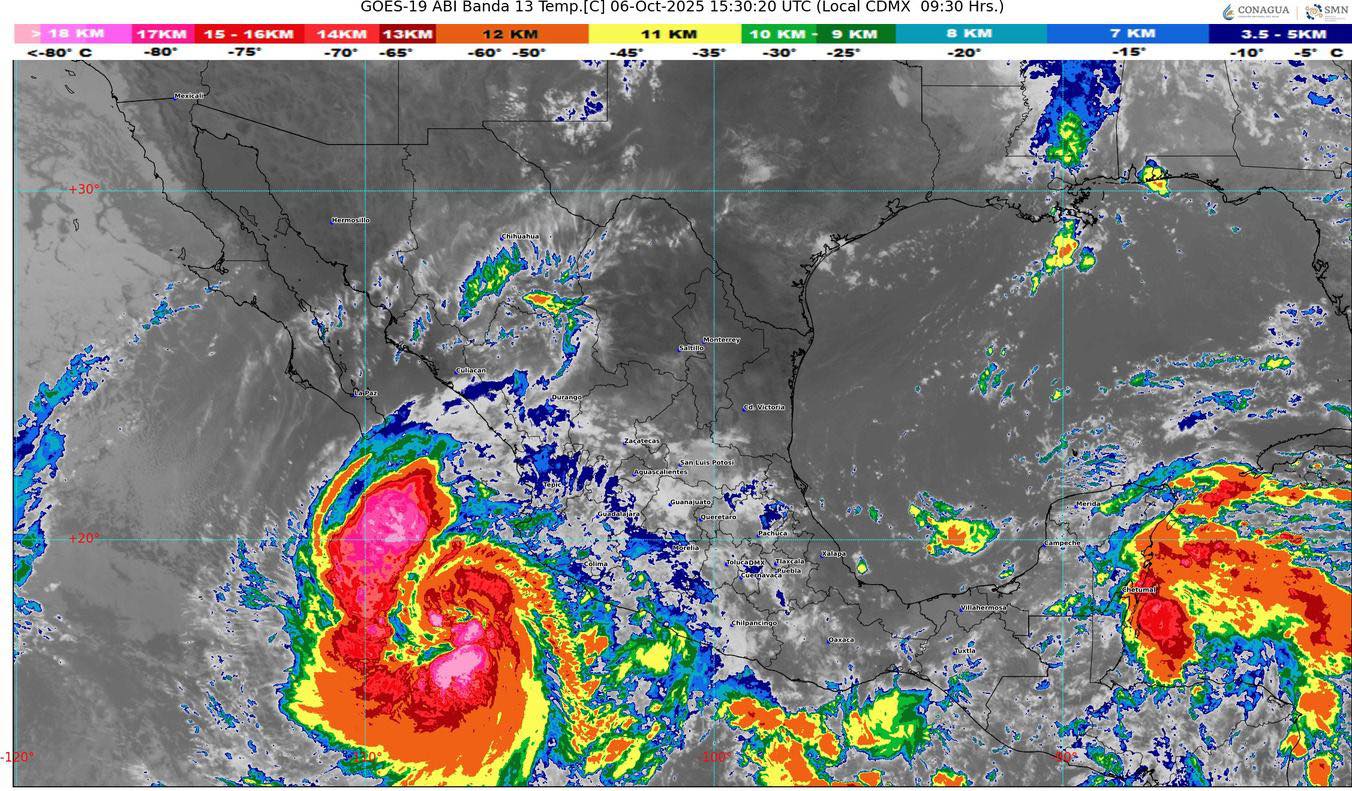 Pronostican lluvias moderadas y oleaje elevado en la costa de Guerrero