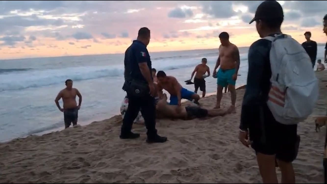 Pierde la vida militar activo, tras rescatar a una turista en Pie de la Cuesta, en Acapulco