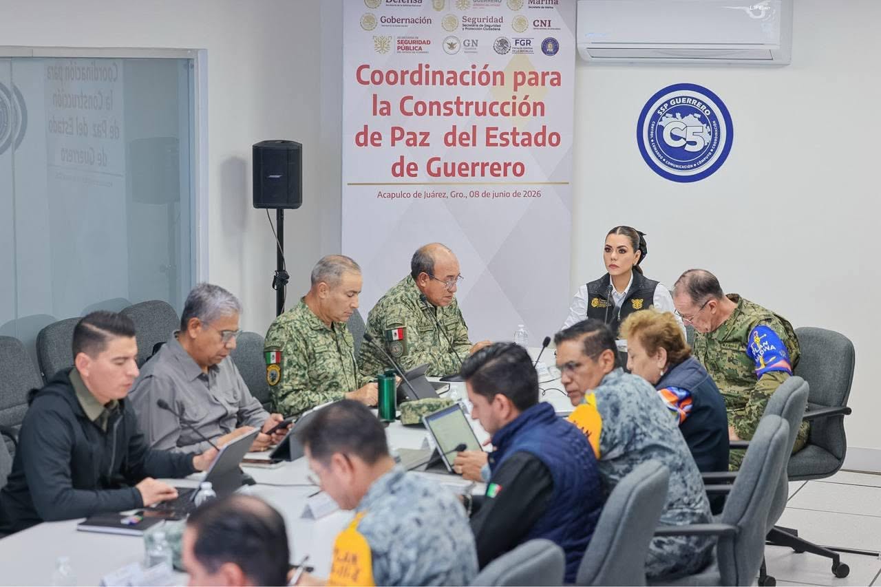 Evelyn Salgado coordina desde el C5 el despliegue operativo ante la amenaza de la tormenta «Boris»