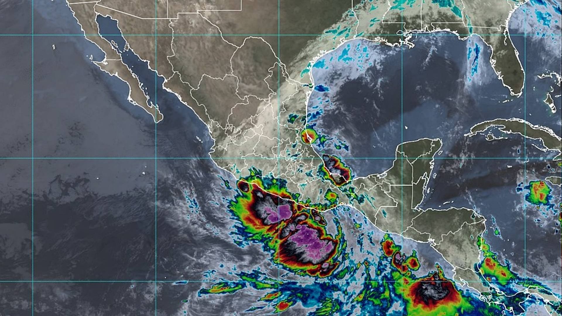 «Boris» se degrada a depresión tropical en su paso por Guerrero: Mantienen alerta por lluvias remanentes