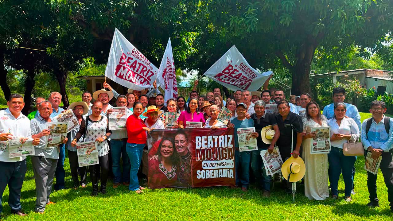 Suma Beatriz Mojica liderazgos sociales a su proyecto de transformación durante recorrido por Tierra Caliente