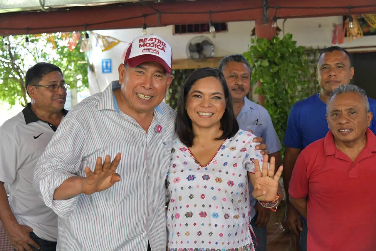 Recibe Beatriz Mojica respaldo político de Tomás Hernández Palma y liderazgos regionales en San Marcos