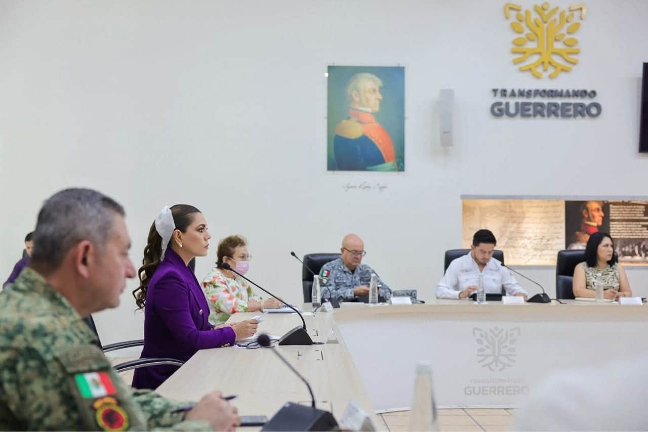 Encabeza Evelyn Salgado sesión de la Mesa de Coordinación para la Paz; destaca acciones firmes en seguridad en Guerrero