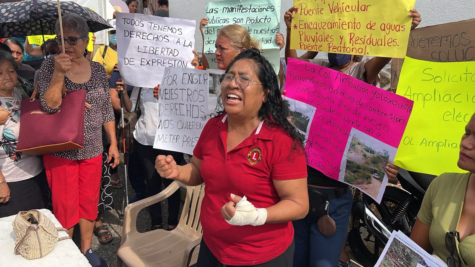 Denuncia Rosario Merlín que la CFE busca intimidar a ciudadanos con investigaciones de la FGR tras protestas por apagones en Acapulco