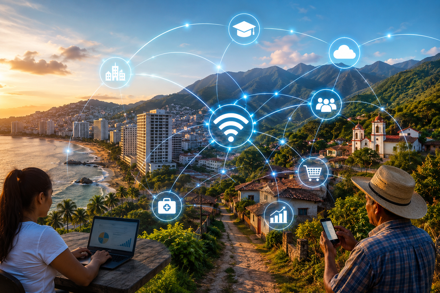 Brecha digital y desarrollo económico: la conectividad como motor del crecimiento en Guerrero