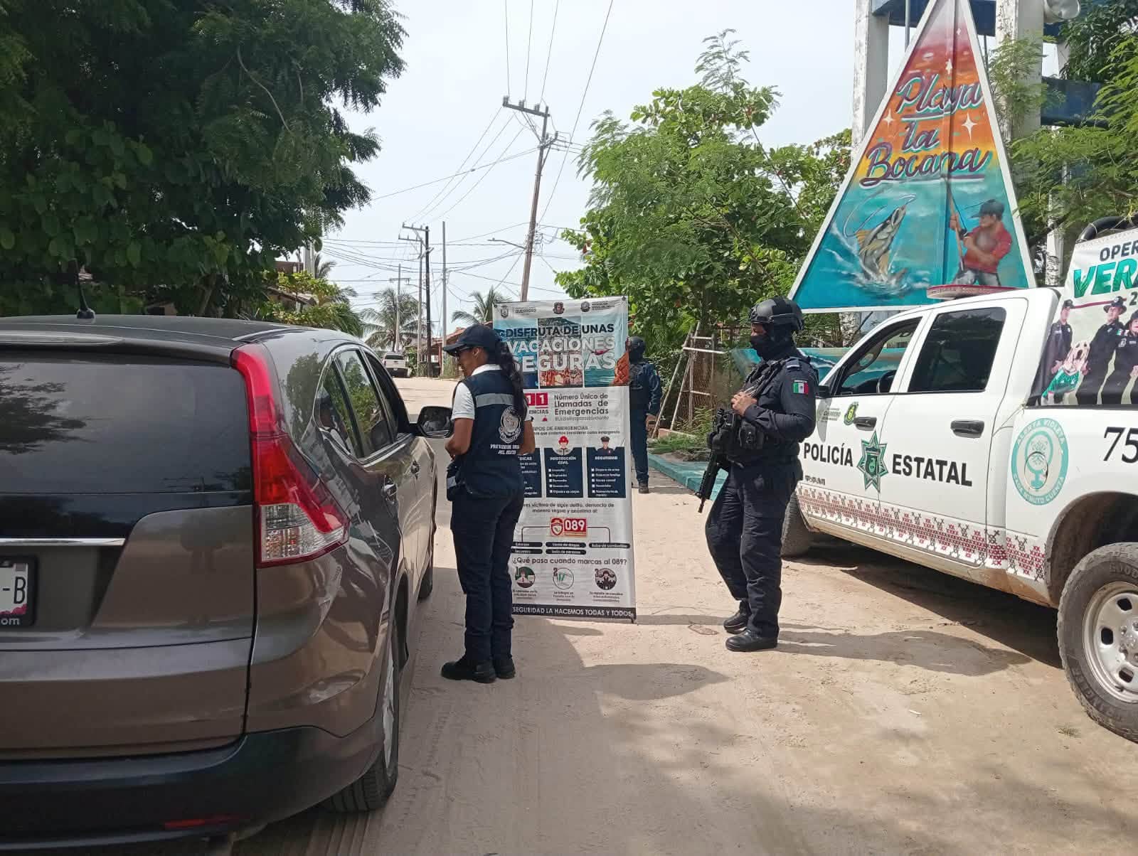 Refuerza SSP Guerrero vigilancia en la Costa Chica durante el periodo vacacional de verano