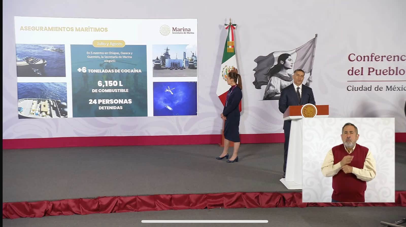 Gobierno federal destaca acciones de seguridad en Guerrero; reporta detención de presunto generador de violencia en Acapulco