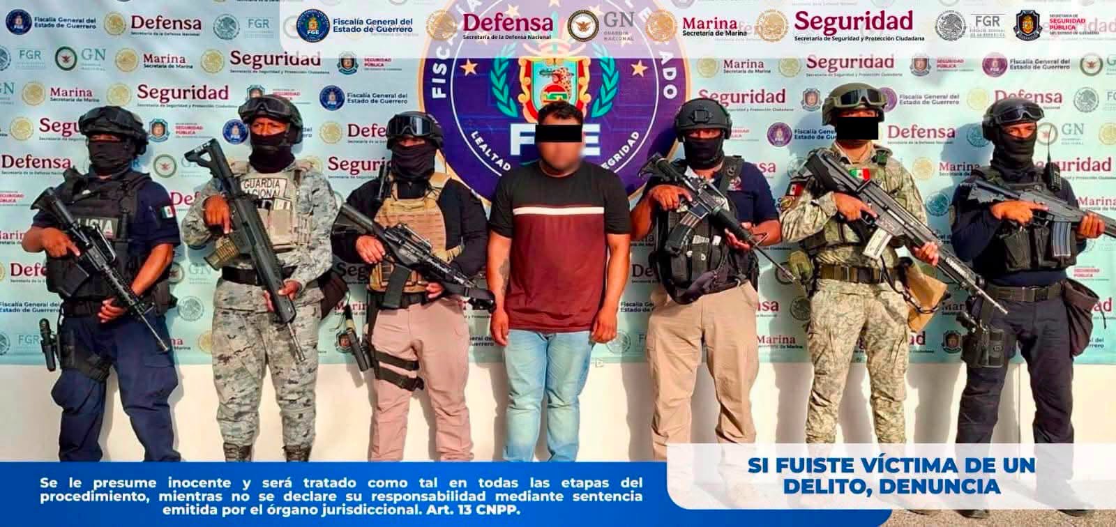 Detienen en Chilpancingo a Julio César “N” por su probable responsabilidad en feminicidio en Iguala