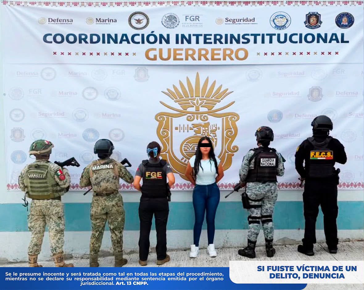 Detienen a “La Muñeca de la Mafia”, por extorsión en Acapulco; es ex Policía Preventiva Municipal