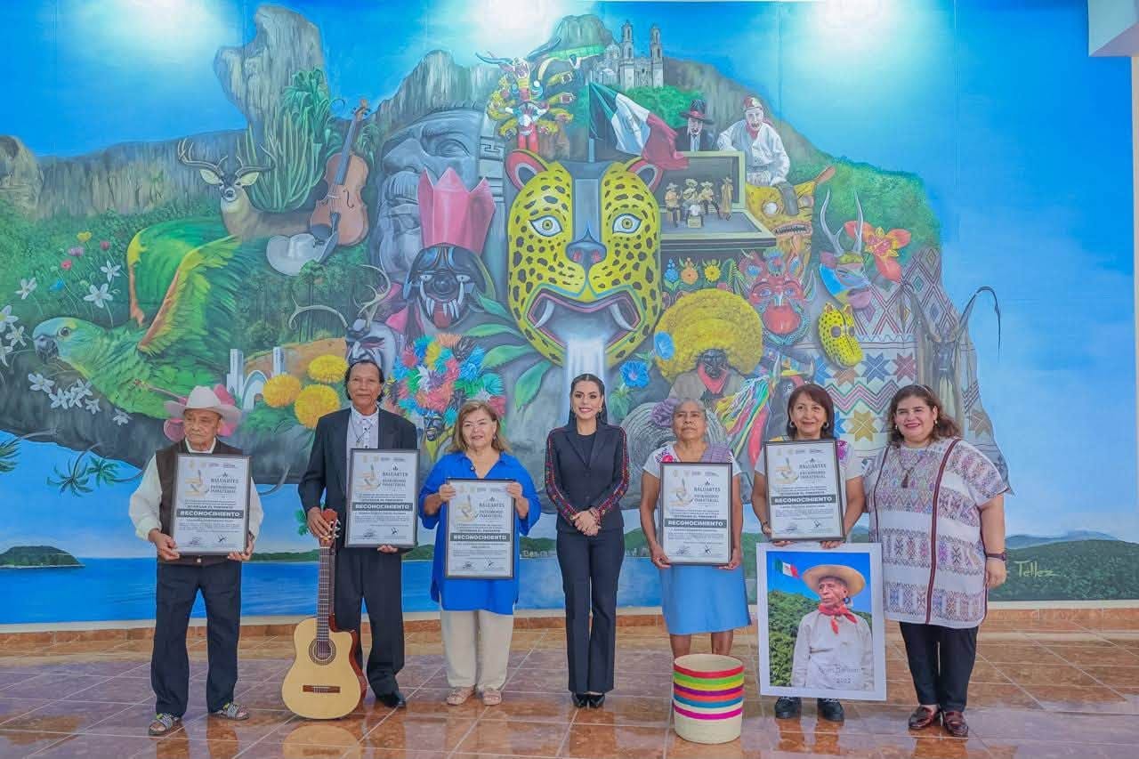 Reconoce Evelyn Salgado a cinco guardianes de las tradiciones de Guerrero con Baluartes del Patrimonio Inmaterial 2026