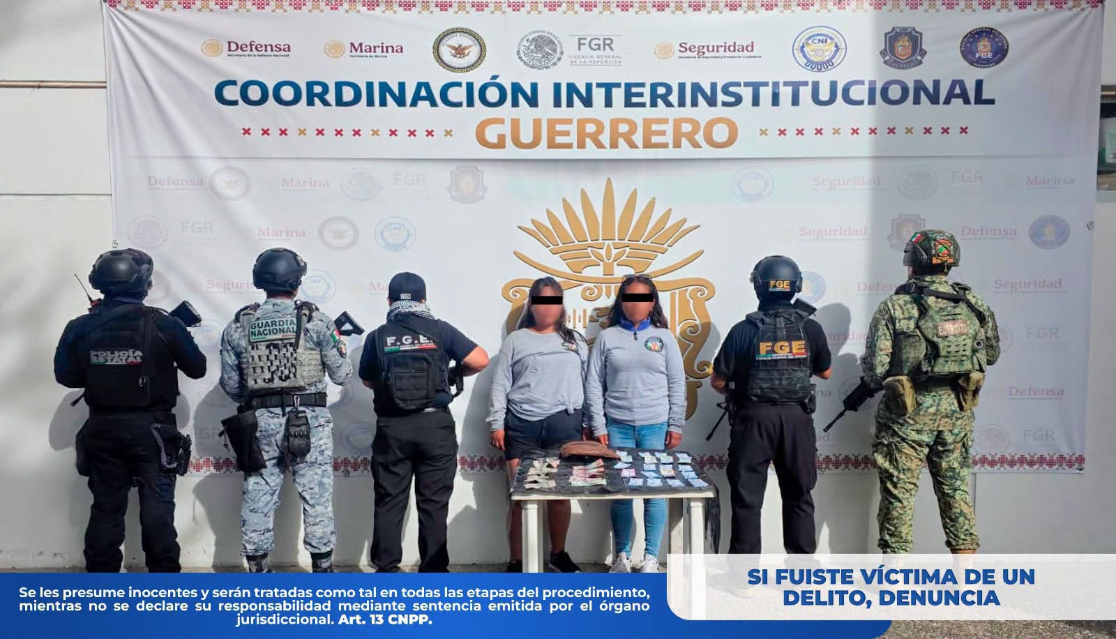 Detienen a dos mujeres por presuntamente obligar a víctimas a comprar boletos para un sorteo en Iguala
