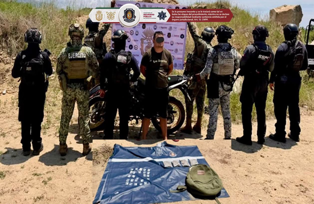 Detienen a una persona con presunta droga durante operativo en Atoyac