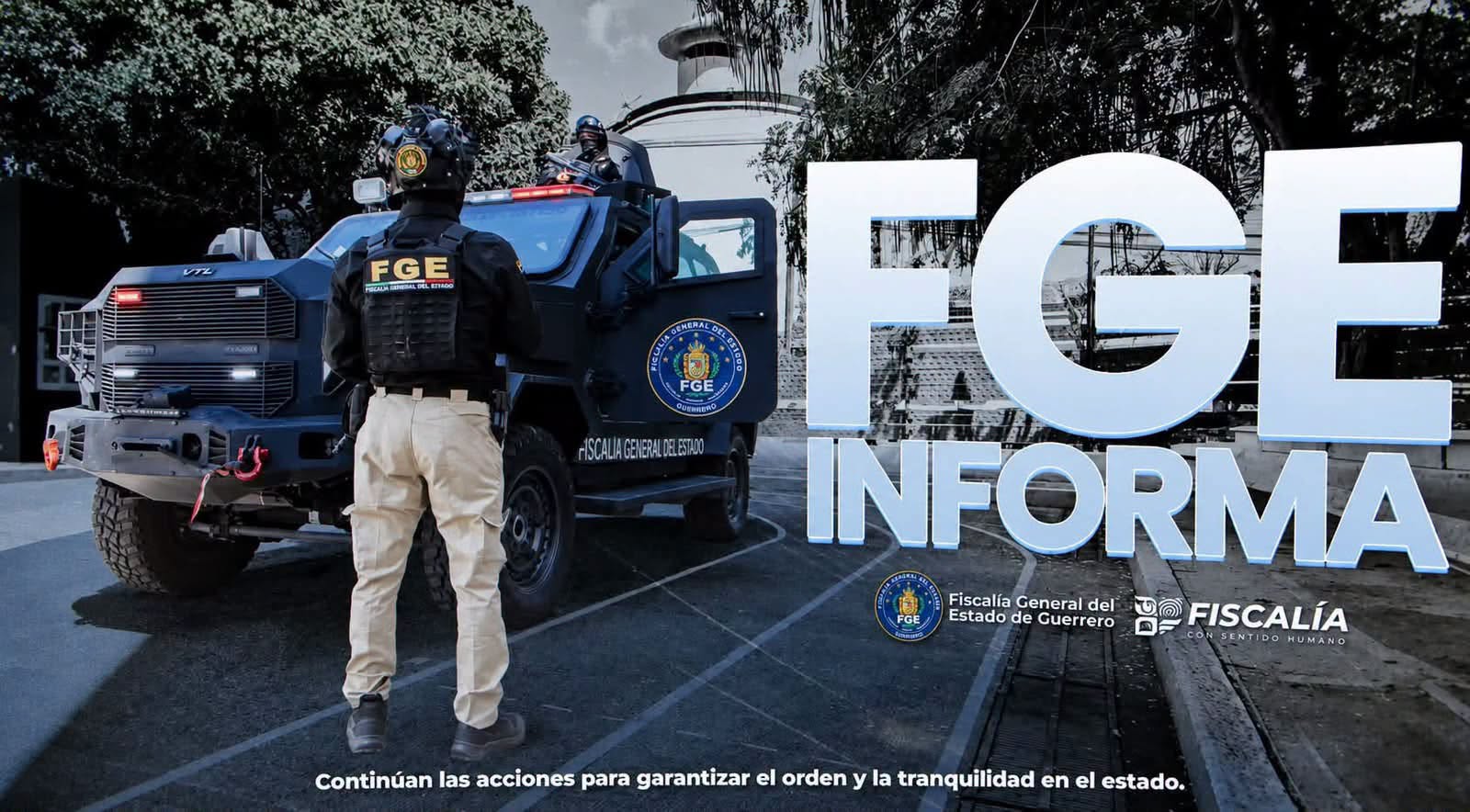 FGE investiga tentativa de homicidio tras ataques contra autoridades en Quechultenango y Mochitlán