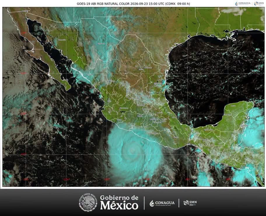 Polo baja a categoría 4, pero amenaza a Guerrero con lluvias torrenciales y olas de hasta ocho metros
