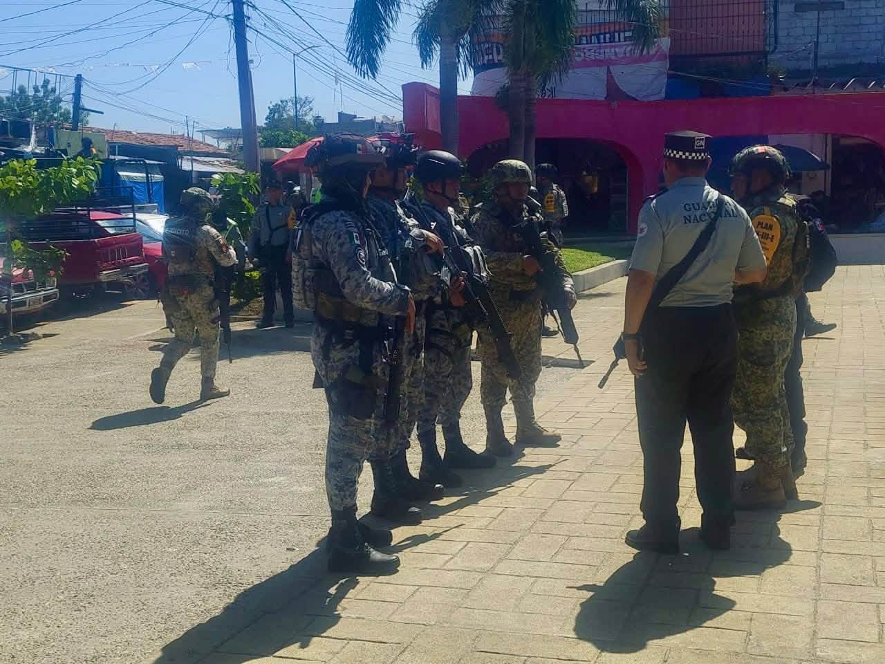 Refuerzan operativo de seguridad en San Nicolás y Cuajinicuilapa, en límites de Guerrero con Oaxaca
