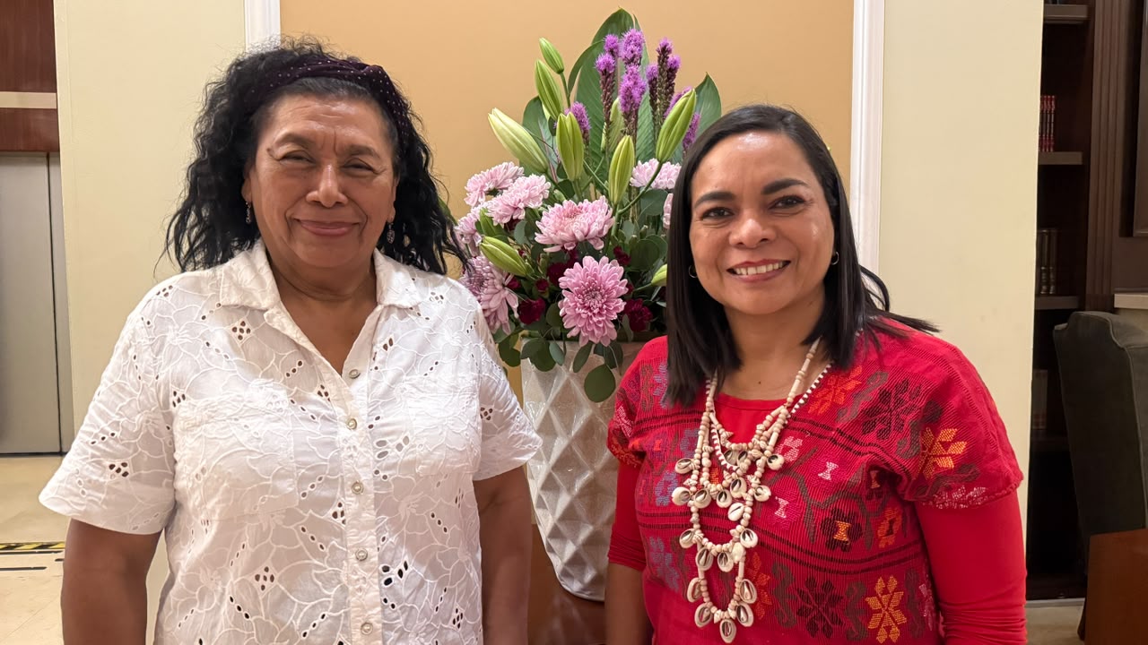 Beatriz Mojica se reúne con Aidé Ibarez y continúa diálogo con fundadores de Morena en Guerrero