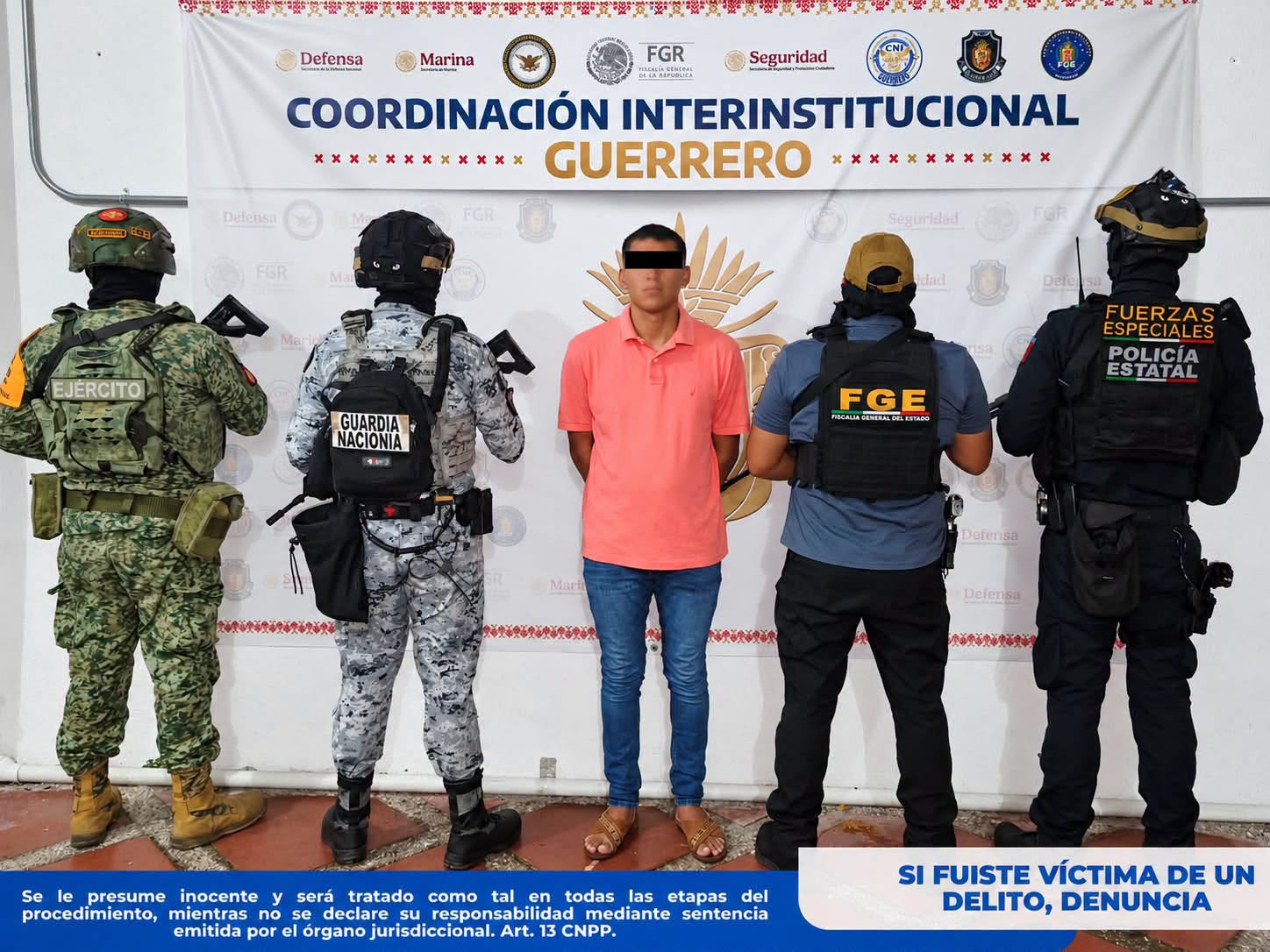 Detienen a “El Güero”, presunto integrante de “Los Ardillos”, por homicidio en Chilpancingo