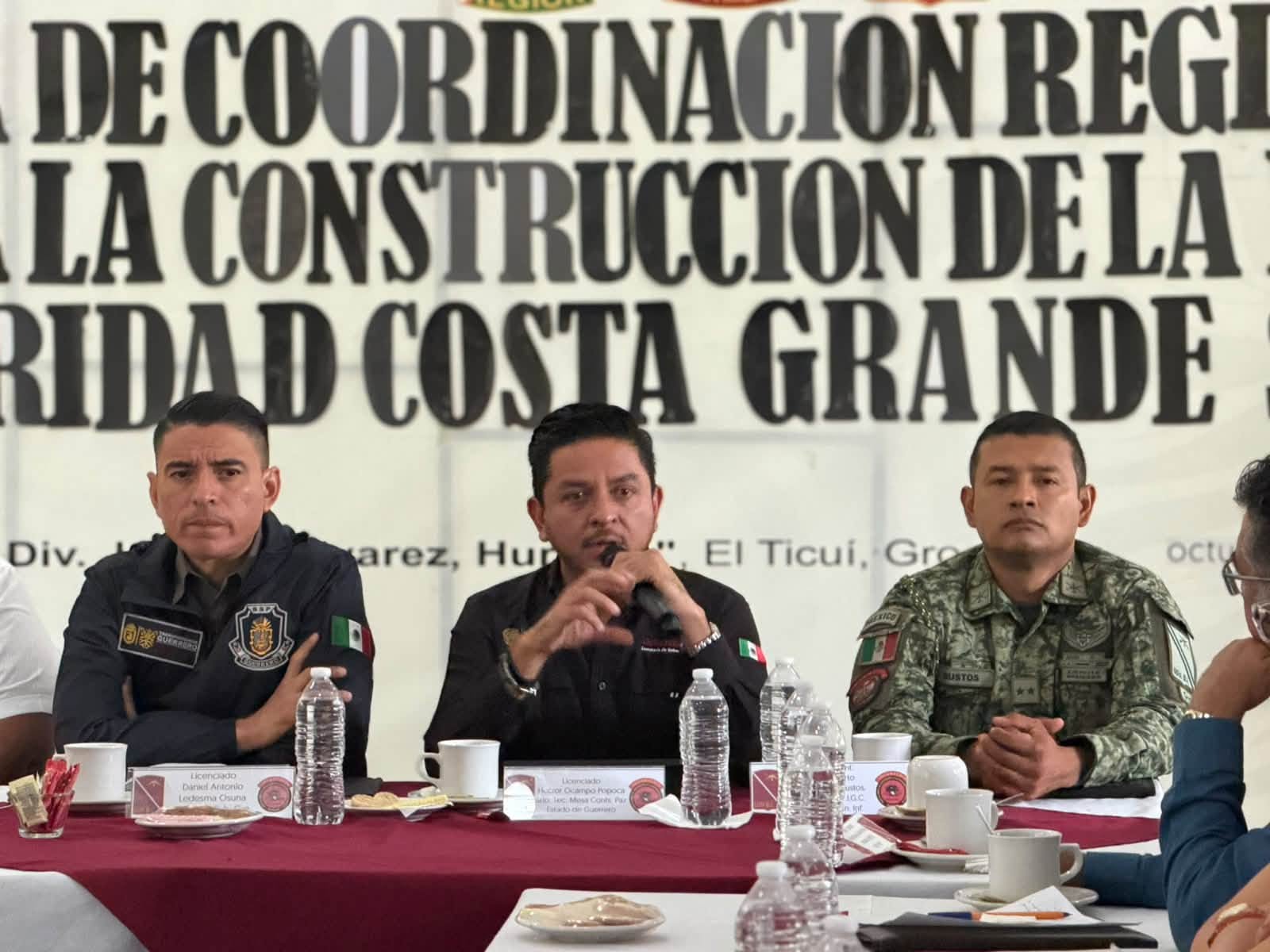 Autoridades revisan acciones de seguridad y gobernabilidad en municipios de Costa Grande