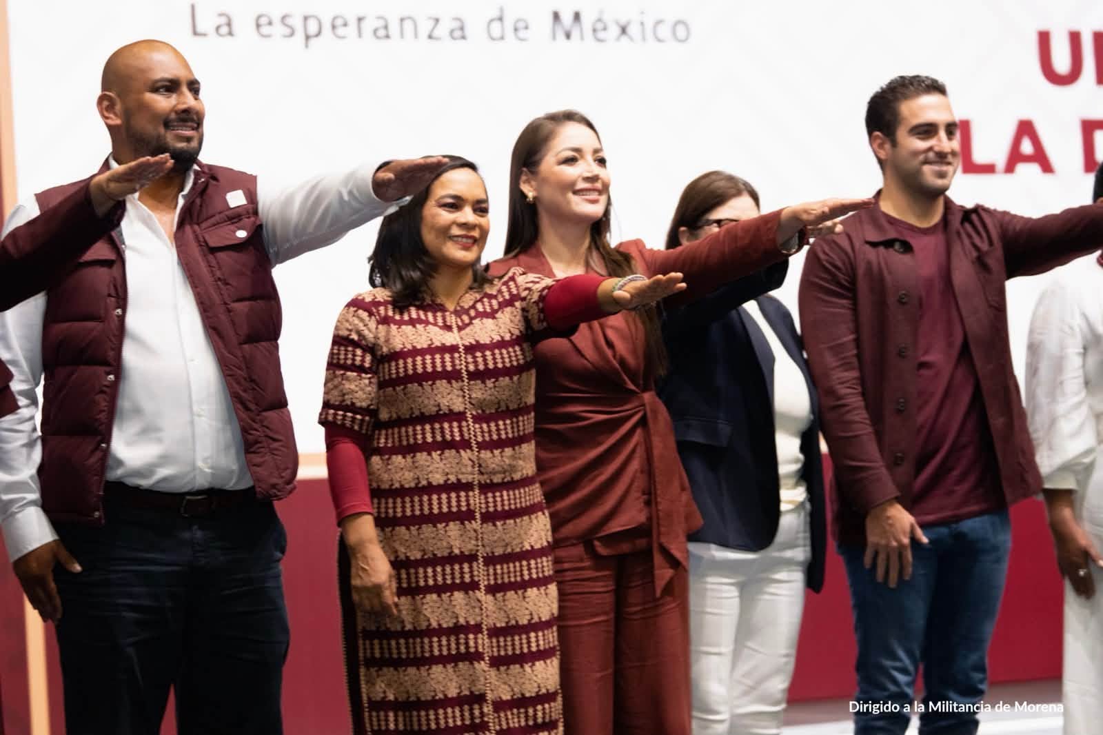 Beatriz Mojica rinde protesta como coordinadora estatal de los Comités de Defensa de la Transformación en Guerrero