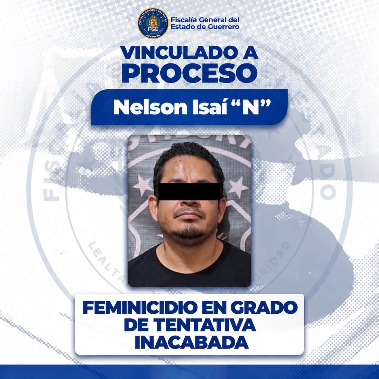 Vinculan a proceso a hombre por intentar asesinar a su pareja en el centro de Chilpancingo
