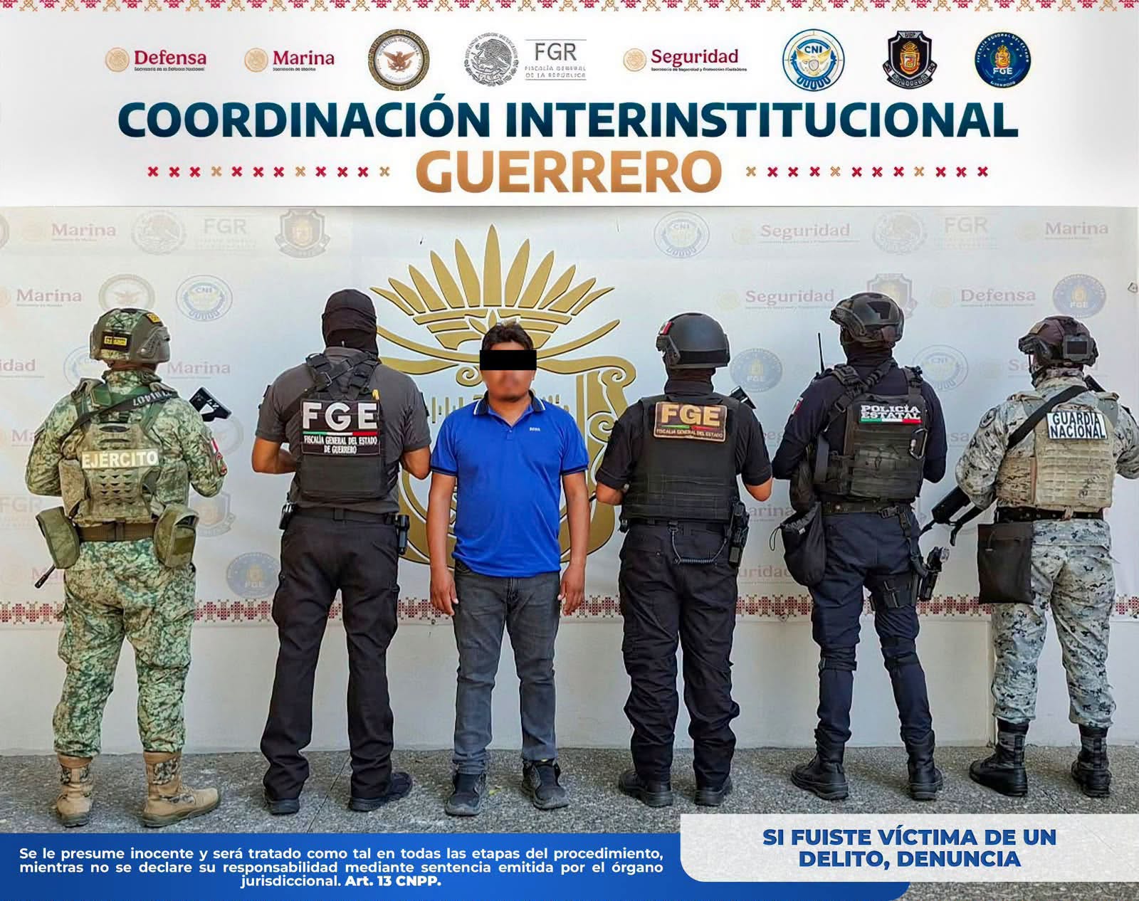 Detienen en Copalillo, Guerrero, a Isaías “N” por presunto abuso sexual agravado contra una menor de edad