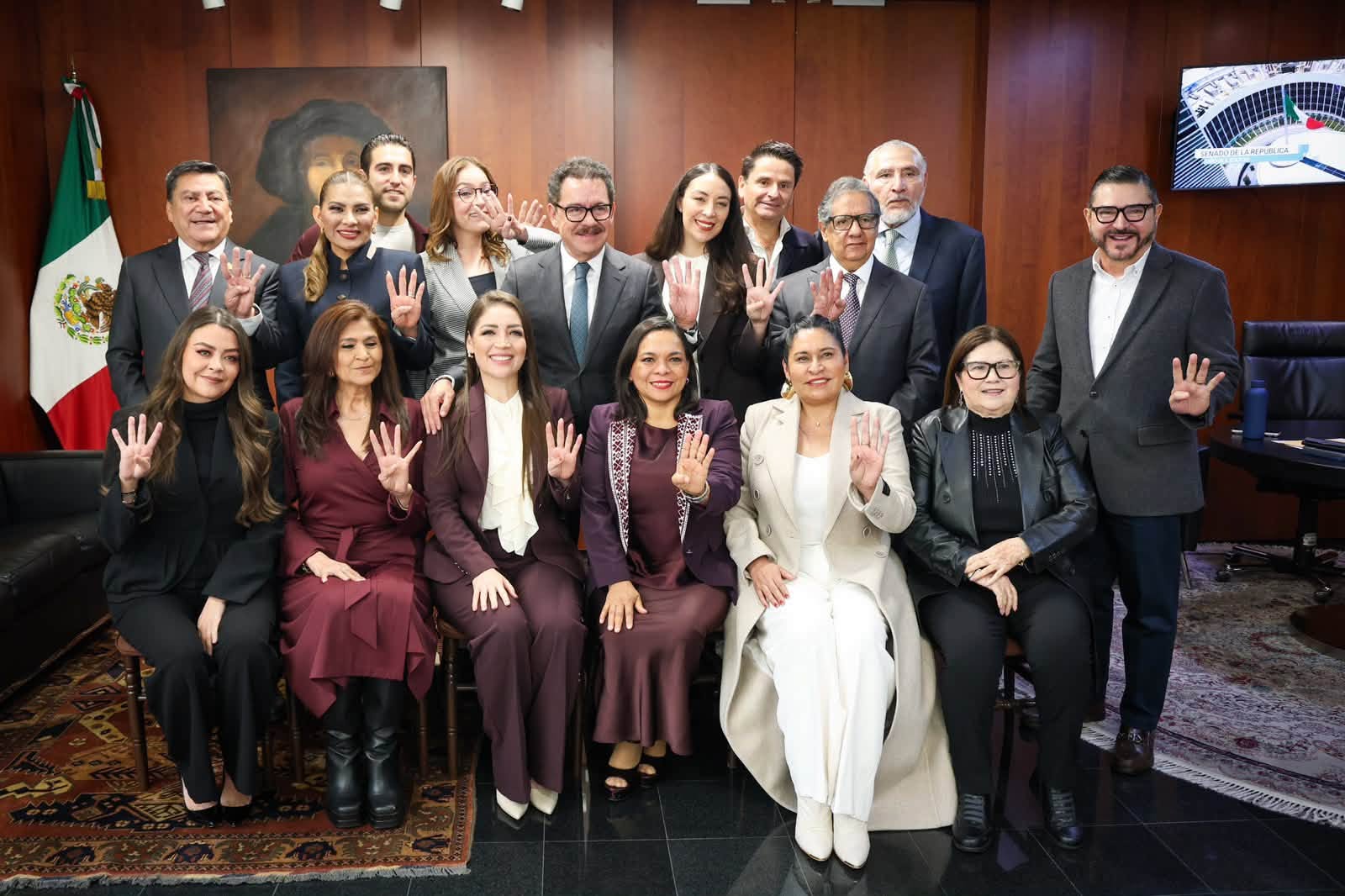 Beatriz Mojica cierra filas con Ariadna Montiel y rechaza señalamientos en su contra desde el Senado