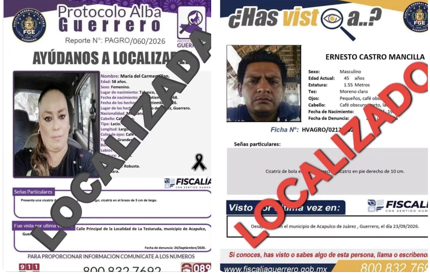 Hallan sin vida a pareja de fotógrafos desaparecida en Acapulco; otras dos personas siguen sin ser localizadas